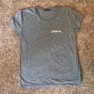 Brandy Melville Grey California T-shirt